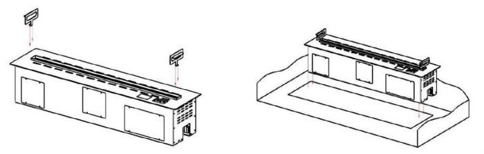 Cassette Vapeur d'Eau 3D - Cheminée sur mesure - France