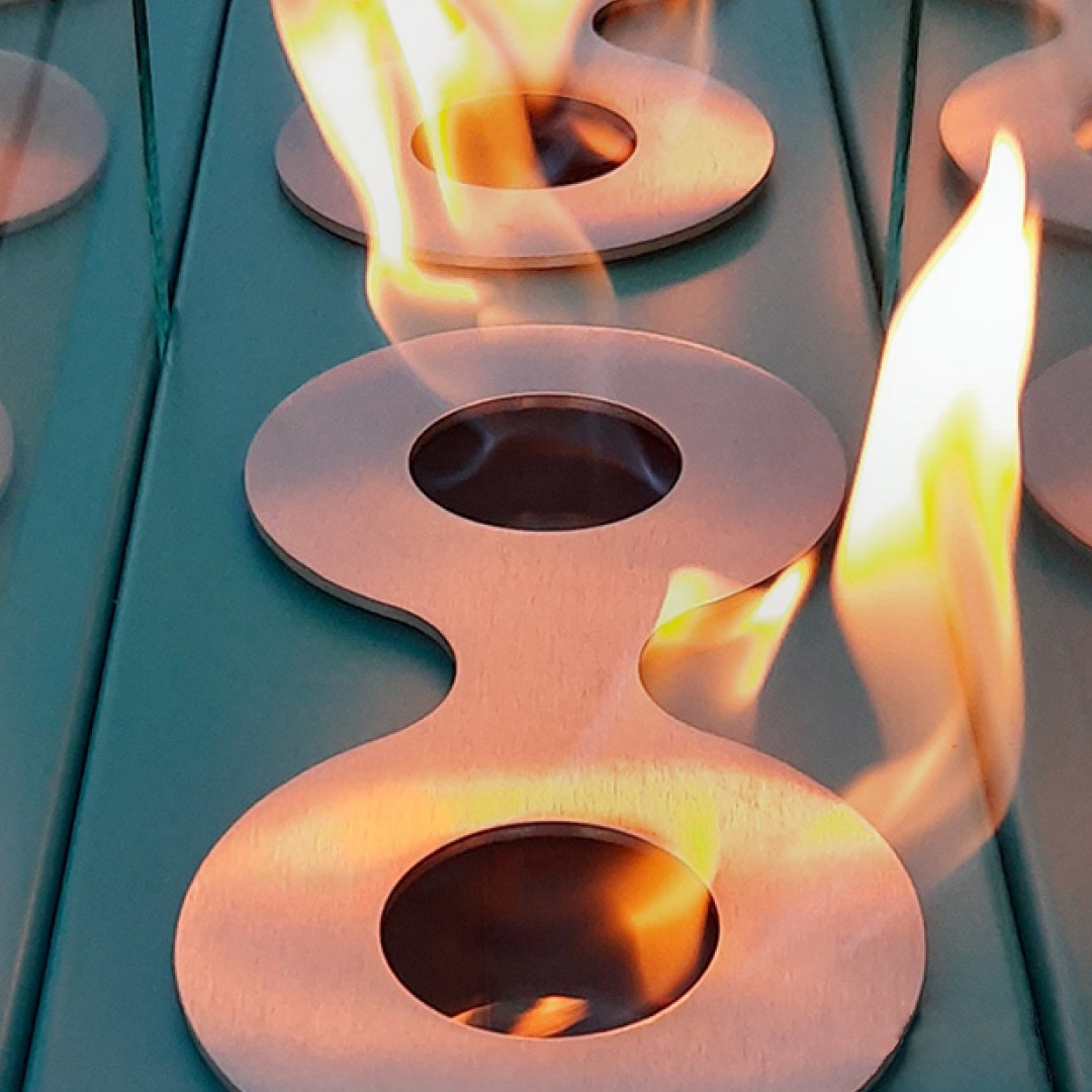 Prépare la St Valentin avec ta cheminée de table Vulcayne ❤️‍🔥 #chemi